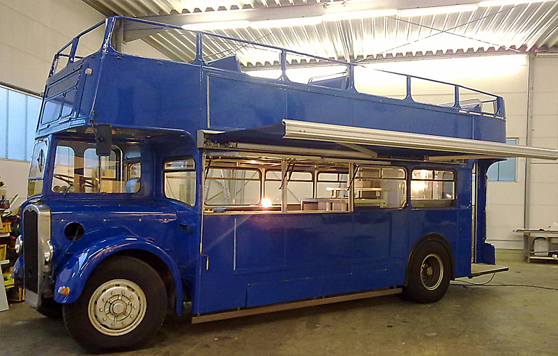 Oldtimer-Catering – Doppeldeckerbus Bj. 1950